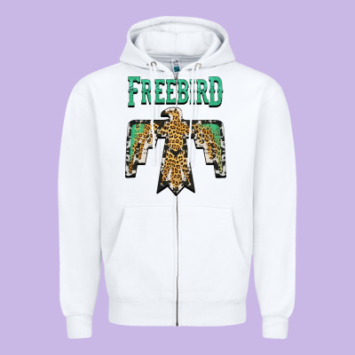 Freebird Native American Zipper Hoodie Designed By Adodesignshop