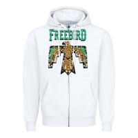 White freebird native american Zipper Hoodie - AdoDesignShop