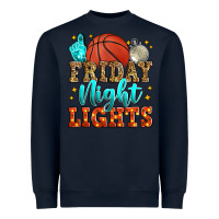 Navy friday night lights basketball Heavyweight Sweatshirt - Zillion Design Studio