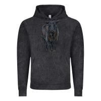 Vintage Black black angus cattle Vintage Hoodie - RanaPortraitStore