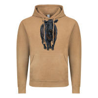 Vintage Camel black angus cattle Vintage Hoodie - RanaPortraitStore