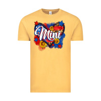 Vintage Mustard American mini heart Vintage Tee - Neo Western