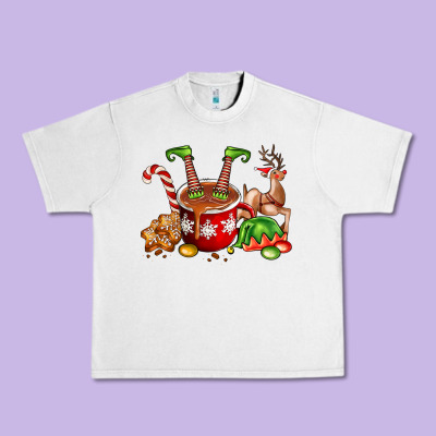 Chocolate Elf Urban Heavy Tee Designed By Fadigitalartstudio
