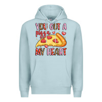 Blue Mist you got a pizza my heart Premium Hoodie - LillyAllenDesigns