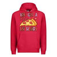 Cardinal you got a pizza my heart Premium Hoodie - LillyAllenDesigns