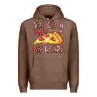 Chestnut you got a pizza my heart Premium Hoodie - LillyAllenDesigns