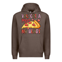 Coffee you got a pizza my heart Premium Hoodie - LillyAllenDesigns