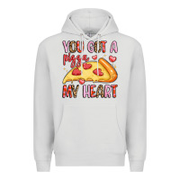 Dove Grey you got a pizza my heart Premium Hoodie - LillyAllenDesigns