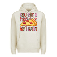 Oatmeal Heather you got a pizza my heart Premium Hoodie - LillyAllenDesigns