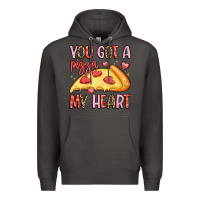 Smoke you got a pizza my heart Premium Hoodie - LillyAllenDesigns