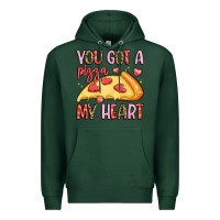 Sports Green you got a pizza my heart Premium Hoodie - LillyAllenDesigns