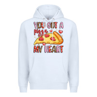 White you got a pizza my heart Premium Hoodie - LillyAllenDesigns