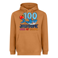 Meerkat 100 jawsome days of school Heavyweight Hoodie - MaliasSmallBusiness
