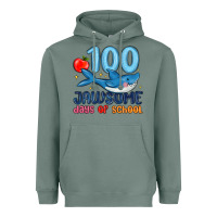 Sage 100 jawsome days of school Heavyweight Hoodie - MaliasSmallBusiness