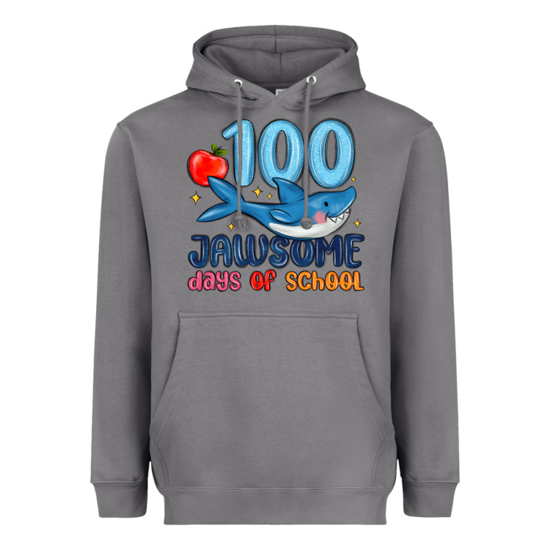 100 Jawsome Days Of School Heavyweight Hoodie by MaliasSmallBusiness | Teevron
