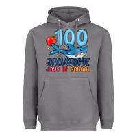 Storm 100 jawsome days of school Heavyweight Hoodie - MaliasSmallBusiness