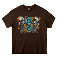 Chocolate Brown dog mom Heavy Core Tee - RacoonDesign