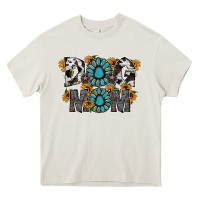Cream dog mom Heavy Core Tee - RacoonDesign