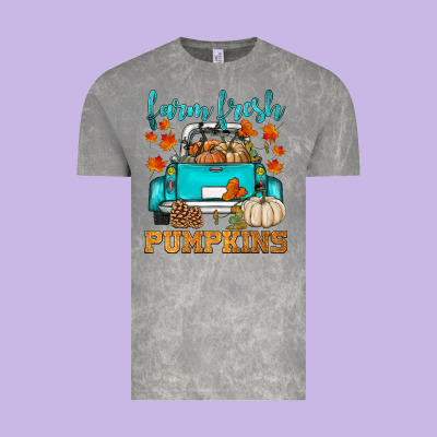 Farm Fresh Pumpkins Vintage Tee Designed By Hra Design Shop