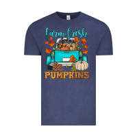 Vintage Denim farm fresh pumpkins Vintage Tee - HRA Design Shop
