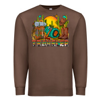 Chestnut western traveler cowboy Premium Sweatshirt - NancyCooperArtShop