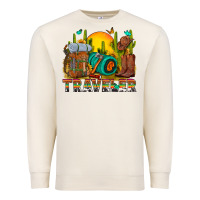 Sandshell western traveler cowboy Premium Sweatshirt - NancyCooperArtShop
