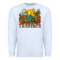White western traveler cowboy Premium Sweatshirt - NancyCooperArtShop