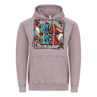 Vintage Zinc baseball mama with leopard Vintage Hoodie - Zillion Design Studio