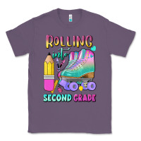 Lavender rolling into second grade Classic Tee - BundleAndBundleShop