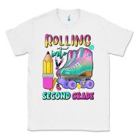 White rolling into second grade Classic Tee - BundleAndBundleShop