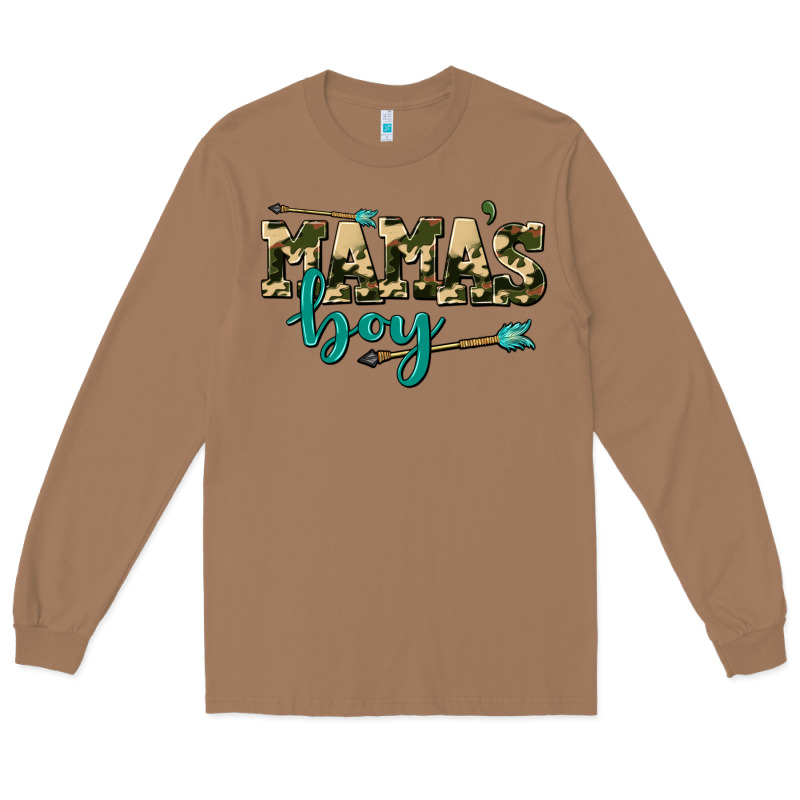 Mama's Boy Long Sleeve Tee by AdoDesignShop | Teevron
