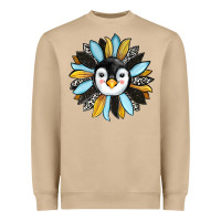 Mushroom penguin sunflower Heavyweight Sweatshirt - RanaPortraitStore