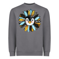 Storm penguin sunflower Heavyweight Sweatshirt - RanaPortraitStore