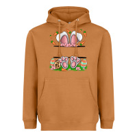 Meerkat easter costom name rabbit Heavyweight Hoodie - MaliasSmallBusiness