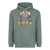 Sage easter costom name rabbit Heavyweight Hoodie - MaliasSmallBusiness