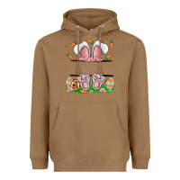 Toasted Coconut easter costom name rabbit Heavyweight Hoodie - MaliasSmallBusiness