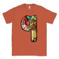 Copper Farm Life Alphabet Lowercase Letters Q Classic Tee - BundleAndBundleShop