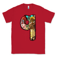 Red Farm Life Alphabet Lowercase Letters Q Classic Tee - BundleAndBundleShop