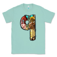 Seafoam Farm Life Alphabet Lowercase Letters Q Classic Tee - BundleAndBundleShop