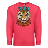 Cardinal wild heart tiger college western Premium Sweatshirt - NancyCooperArtShop