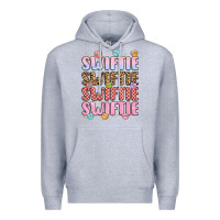Heather Grey swiftie Premium Hoodie - LillyAllenDesigns