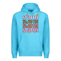 Ocean Blue swiftie Premium Hoodie - LillyAllenDesigns