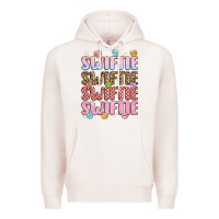 Pale Pink swiftie Premium Hoodie - LillyAllenDesigns