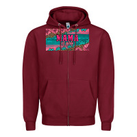 Burgundy pink roses mama of girls license plate Zipper Hoodie - Artiststas