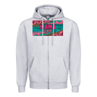 Heather Grey pink roses mama of girls license plate Zipper Hoodie - Artiststas