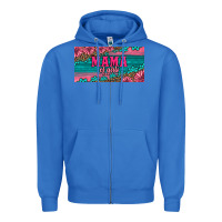 True Royal pink roses mama of girls license plate Zipper Hoodie - Artiststas