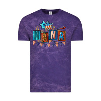Cloud Purple American Nana 4th of july Vintage Tee - CowGirlArtShop