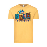 Vintage Mustard American Nana 4th of july Vintage Tee - CowGirlArtShop