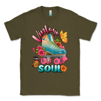 Army Green vintage soul Classic Tee - BundleAndBundleShop