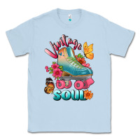 Dusty Blue vintage soul Classic Tee - BundleAndBundleShop
